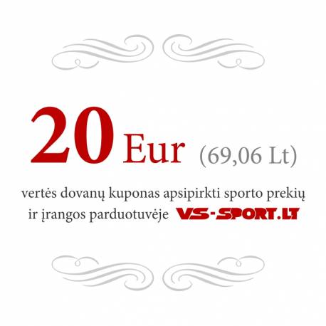 20 EUR dovanų kuponas