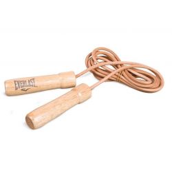 EVERLAST LEATHER JUMP ROPE WITH WEIGHTS - 2,4 m